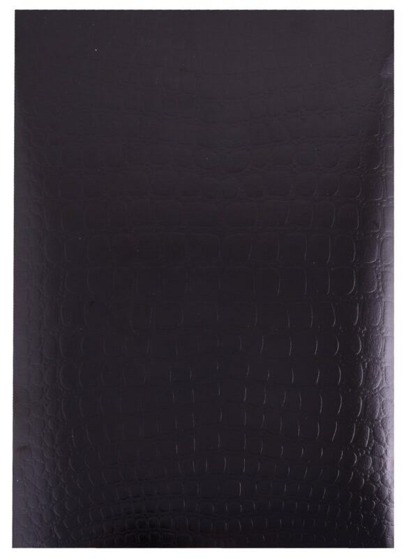 Тетрадь в клетку Hatber, "Metallic Croco Черный", А4, 96 листов