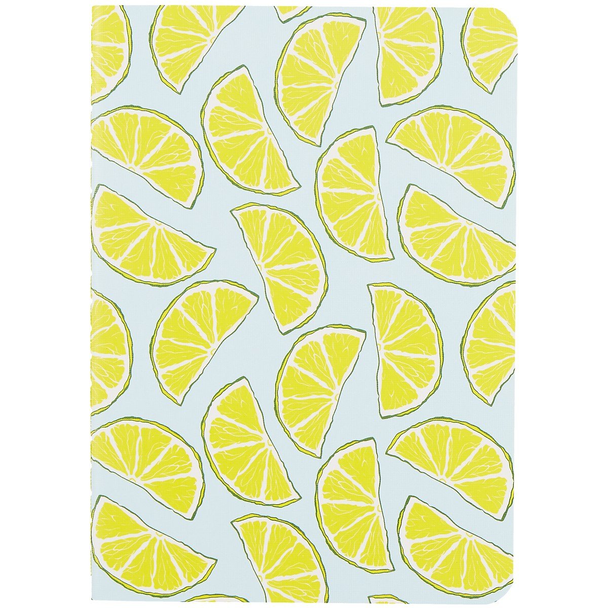 Записная книжка А6 32л кл. "Лимоны", тонир. внутр. блок, сшивка