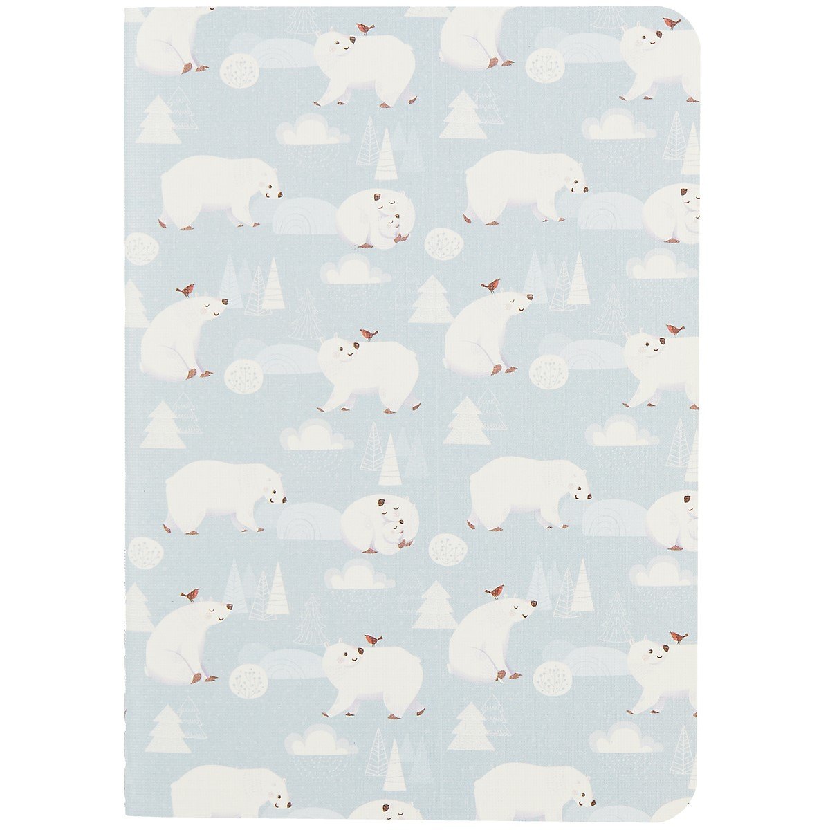 Записная книжка "Белые медведи", А6, 32 листа, клетка