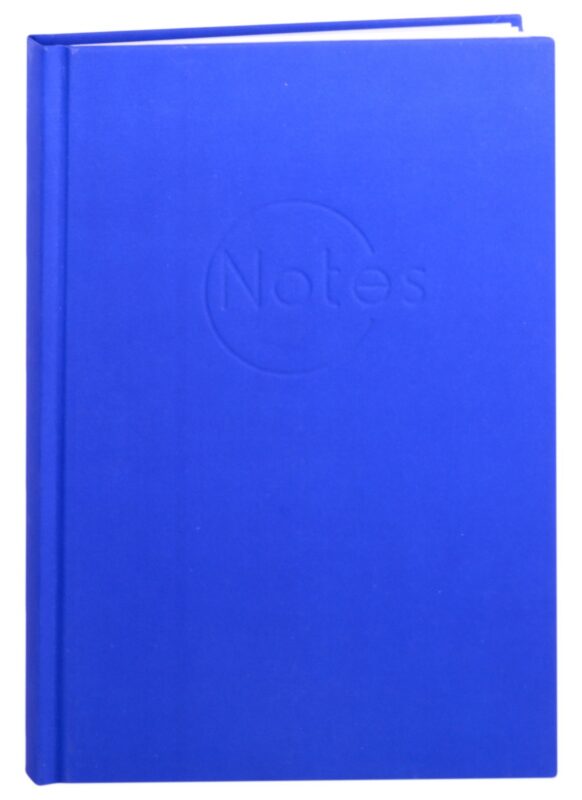 Книга для записей А5 80л кл. "New plans. No 3" 7БЦ, пантонн.печать, ламинация soft touch, блинт.тиснение