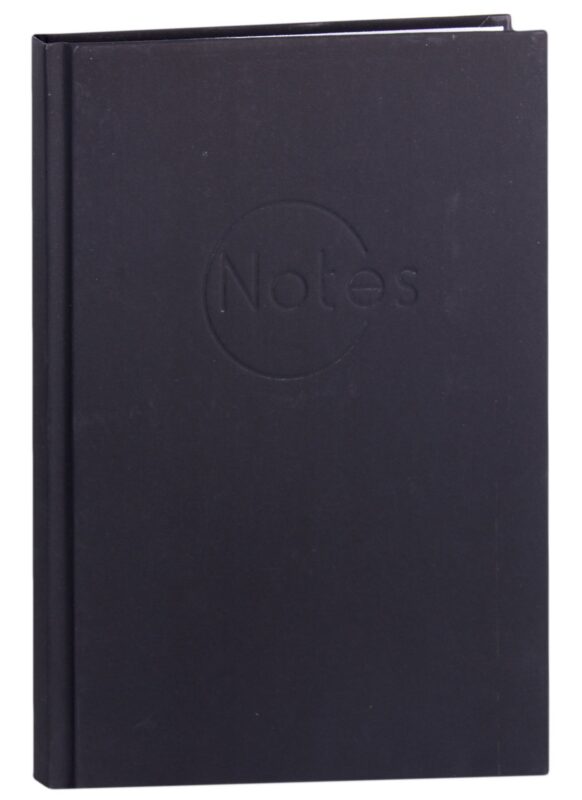 Книга для записей А5 80л кл. "New plans. No 4" 7БЦ, пантонн.печать, ламинация soft touch, блинт.тиснение