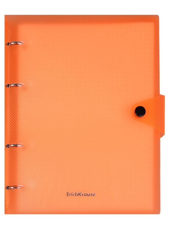 Тетрадь на кольцах в клетку Erich Krause, Neon, 80 листов, в ассортименте