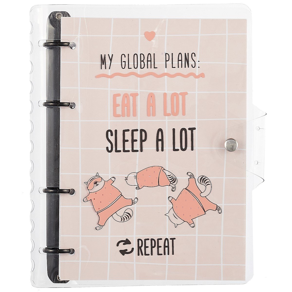 Тетрадь на кольцах в клетку InFolio, Relax, 120 листов