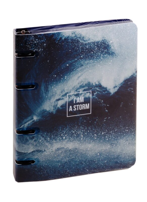 Тетрадь на кольцах в клетку Be Smart, Storm, 120 листов