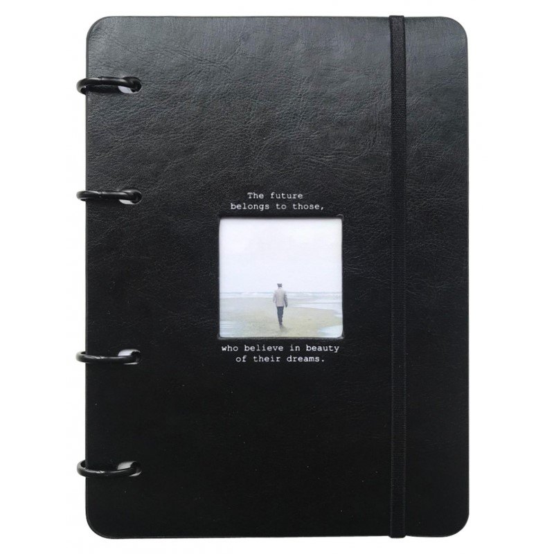 Тетрадь на кольцах в клетку InFolio, Window, 120 листов