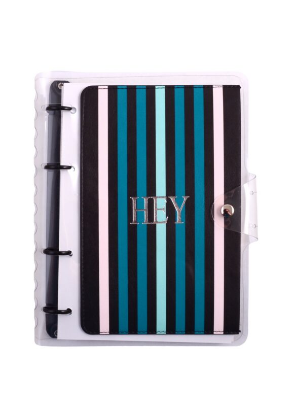 Тетрадь на кольцах в клетку InFolio, "Pocket. Полосы", 120 листов