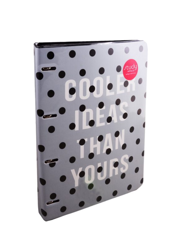 Тетрадь на кольцах в клетку InFolio, Dots, А4, 120 листов