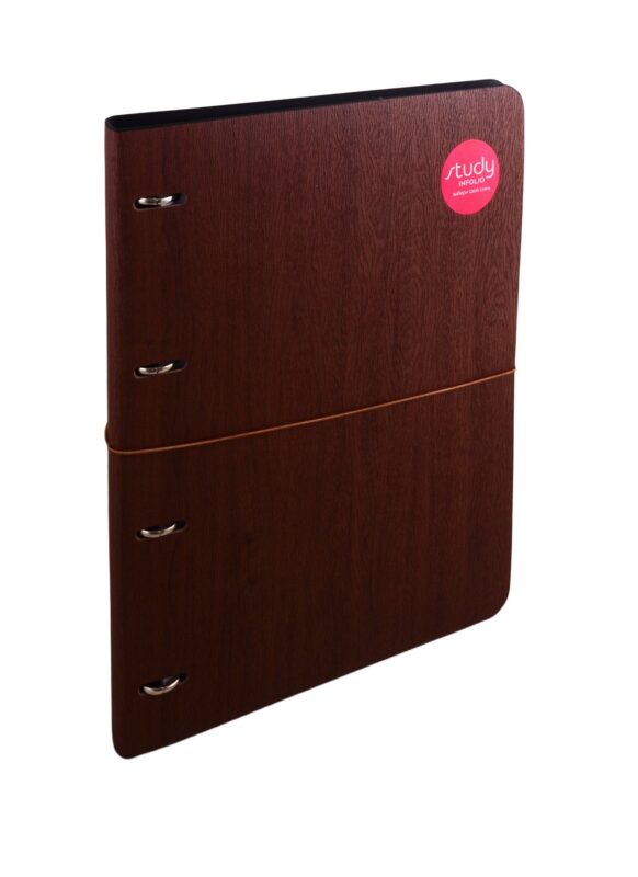 Тетрадь на кольцах в клетку InFolio, Wood, А4, 120 листов