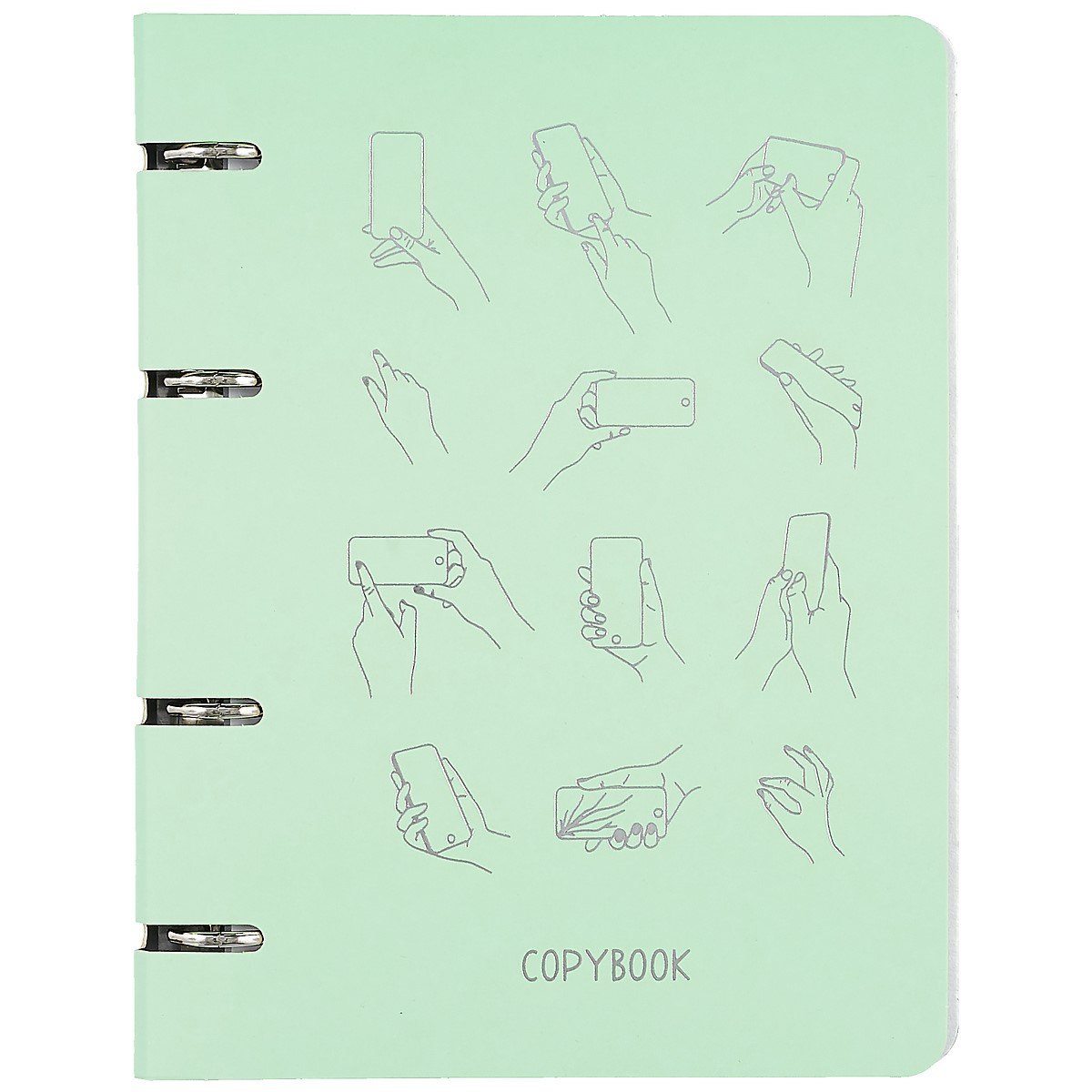 Тетрадь на кольцах в клетку Listoff, "ColourMania. Дизайн 10", 100 листов