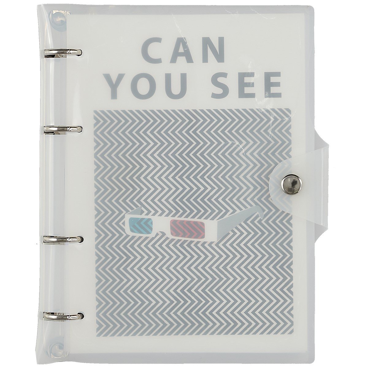 Тетрадь на кольцах в клетку Listoff, "Illusion. No 1", 120 листов