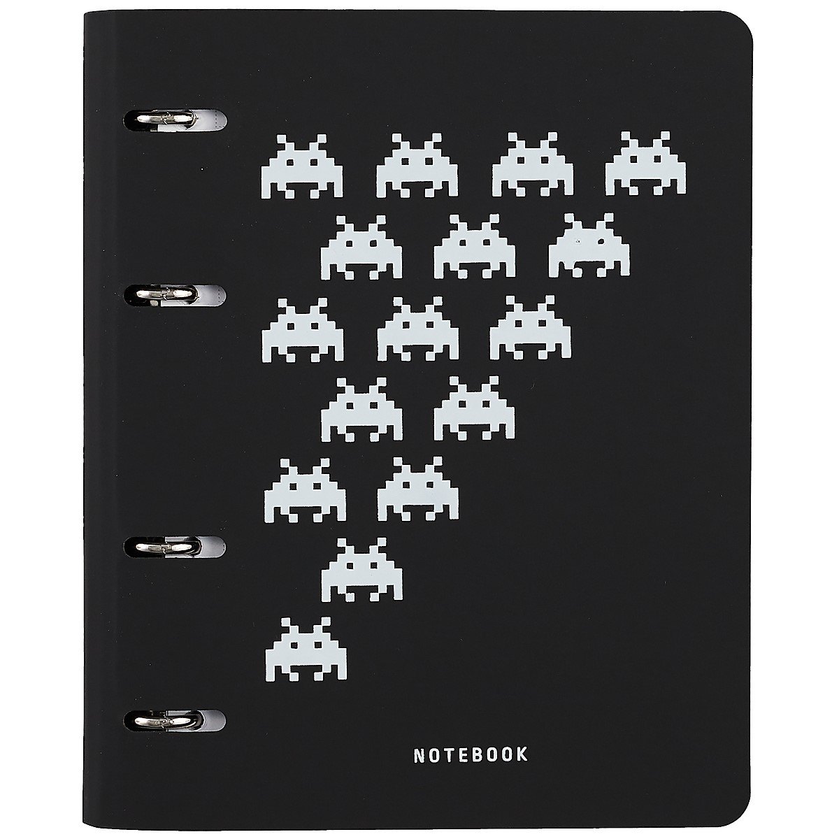 Тетрадь на кольцах в клетку Listoff, "Black style. 2", 120 листов