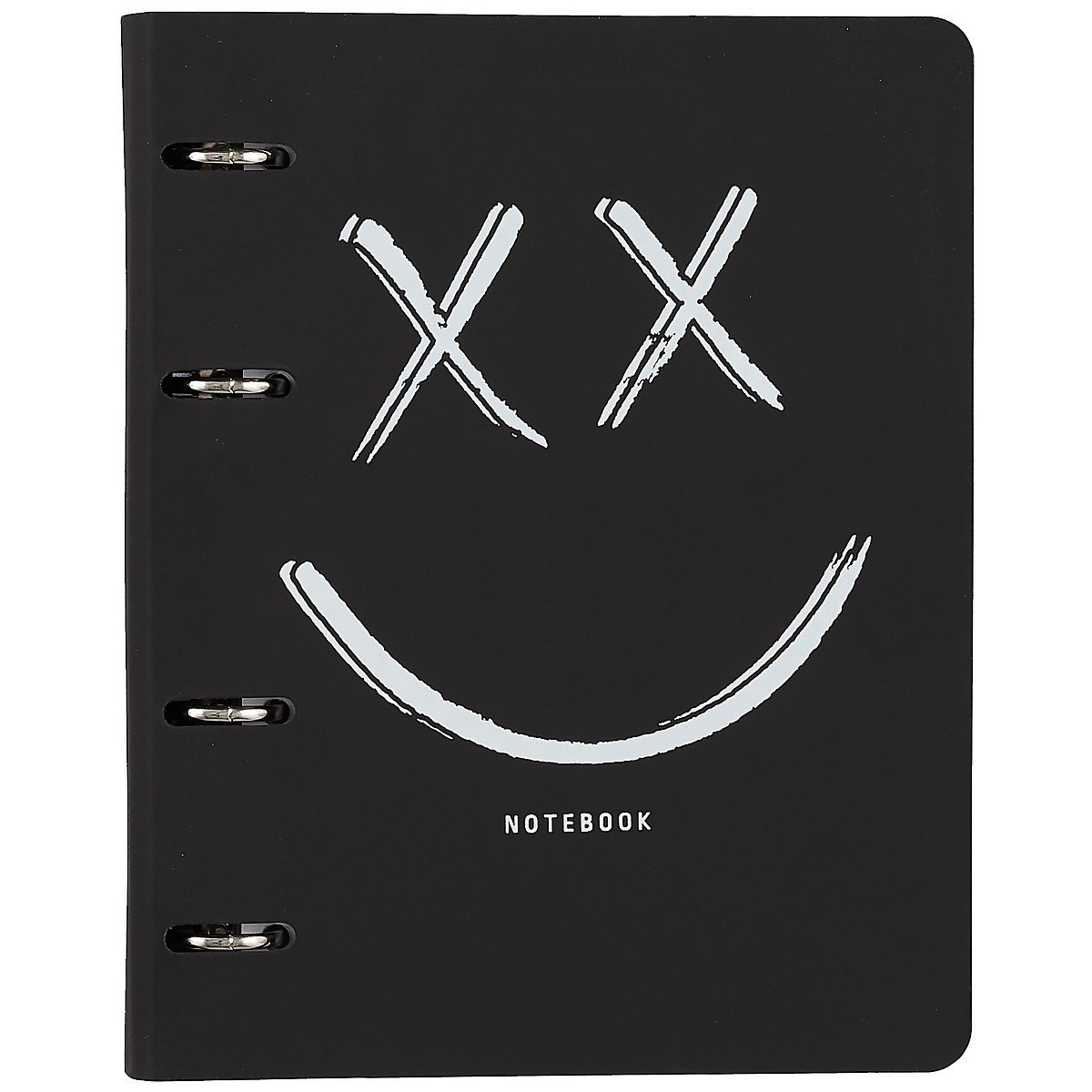 Тетрадь на кольцах в клетку Listoff, "Black style. 3", 120 листов