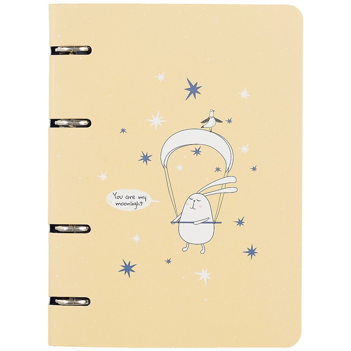 Тетрадь на кольцах в клетку Be Smart, Bunny, 80 листов