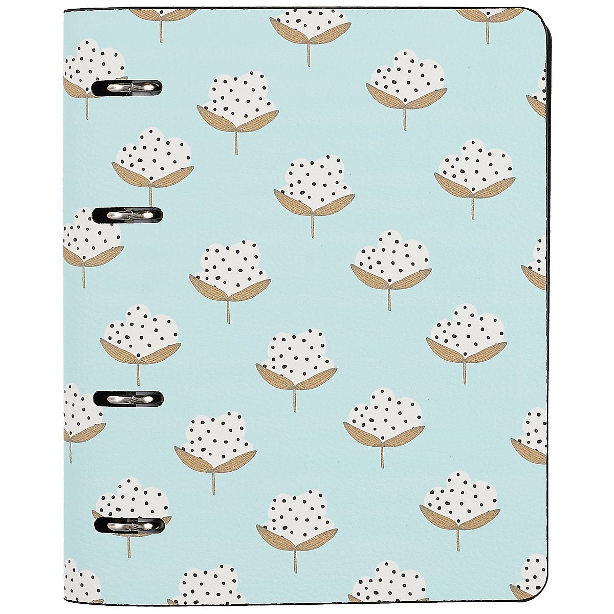 Тетрадь на кольцах в клетку InFolio, Cotton, 120 листов