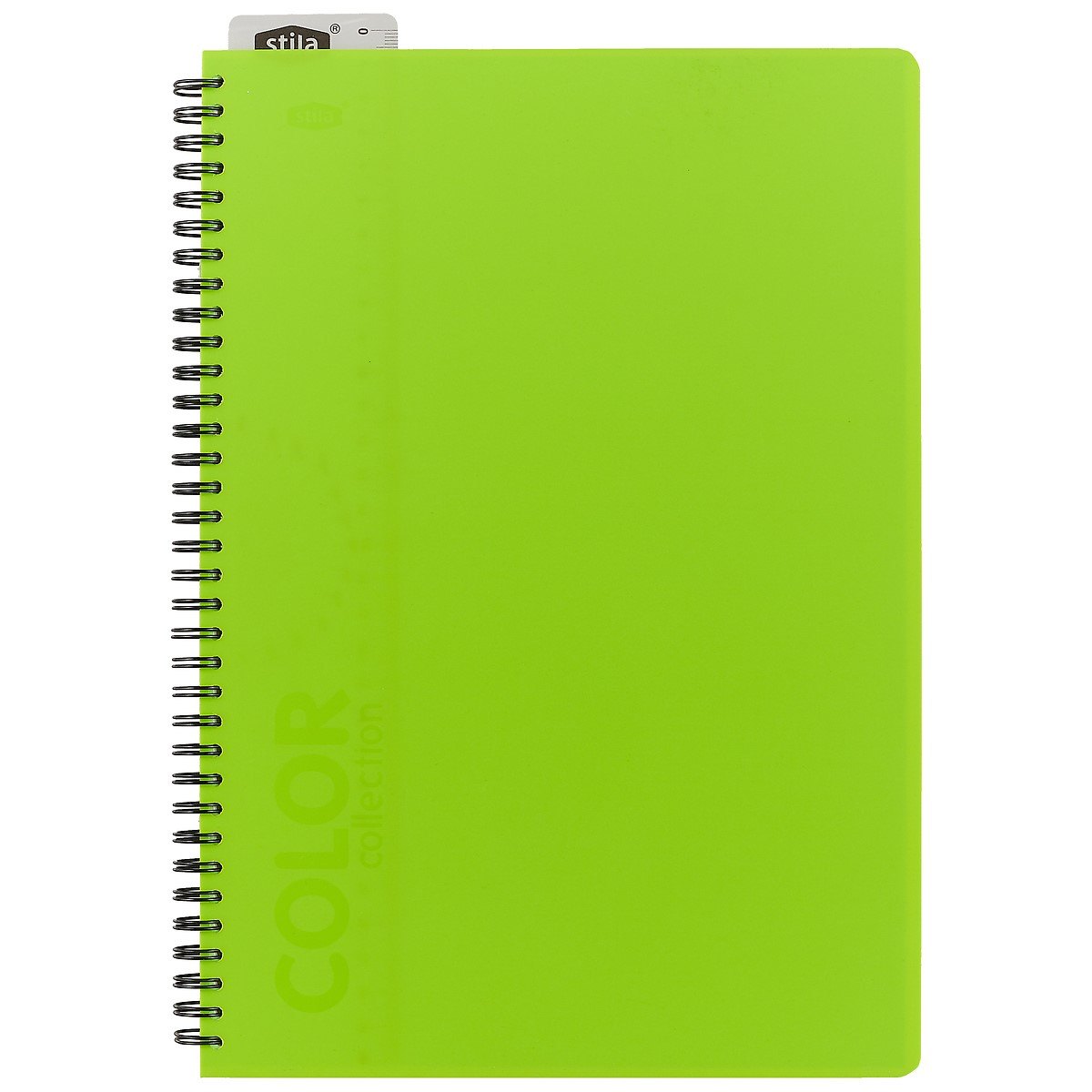 Тетрадь в клетку Stila, Neon Green, А4, 96 листов