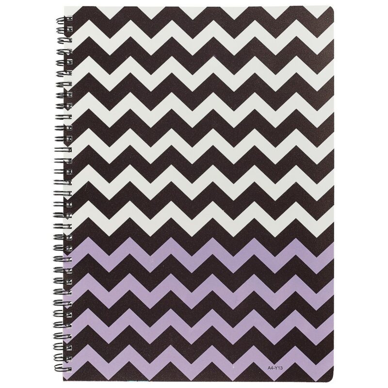 Тетрадь в клетку Trees Yiwu, "Зигзаг", А4, 80 листов, в ассортименте