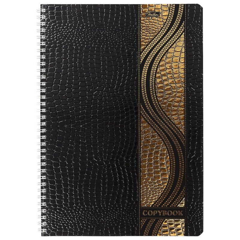 Тетрадь в клетку Hatber, Gold Style, А4, 96 листов, в ассортименте