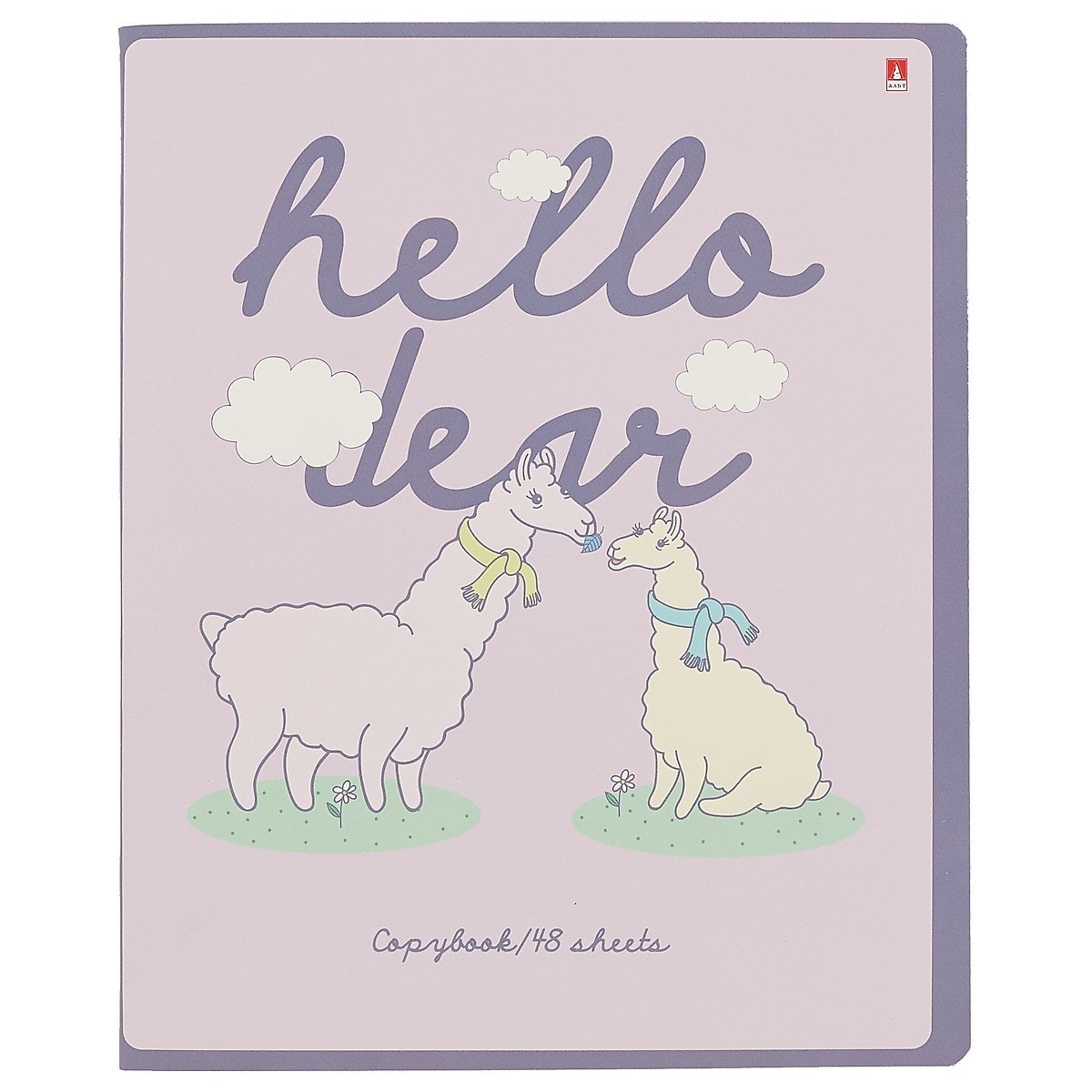 Тетрадь в клетку Альт, "Давай, лама, давай!", 48 листов, в ассортименте