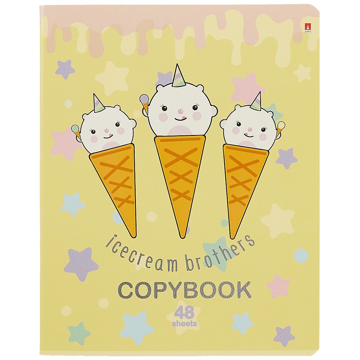 Тетрадь в клетку Альт, "Мороженки", 48 листов, в ассортименте