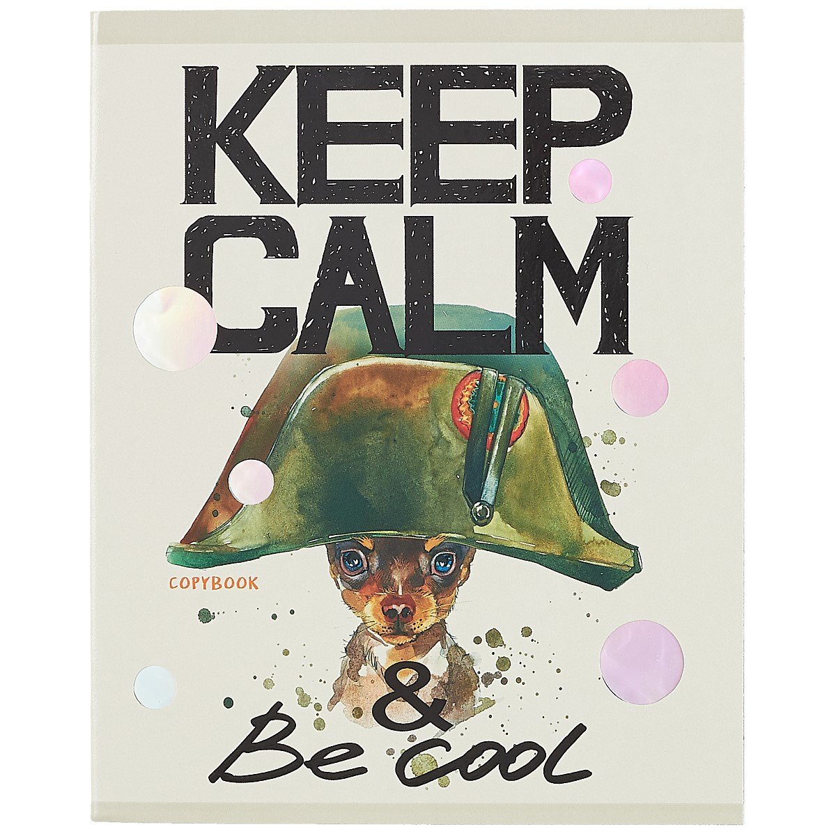 Тетрадь в клетку Unnika, "Только спокойствие!", 48 листов, в ассортименте