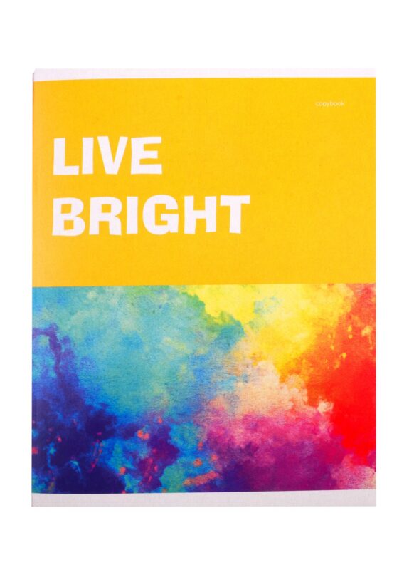 Тетрадь в клетку Unnika, "Живи ярко", 48 листов, в ассортименте