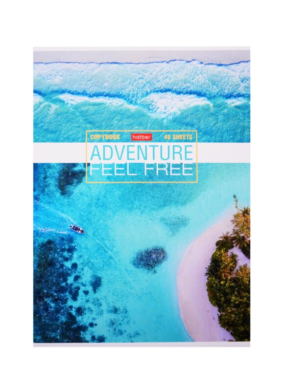 Тетрадь в клетку Hatber, "Путешествие", А4, 48 листов, в ассортименте