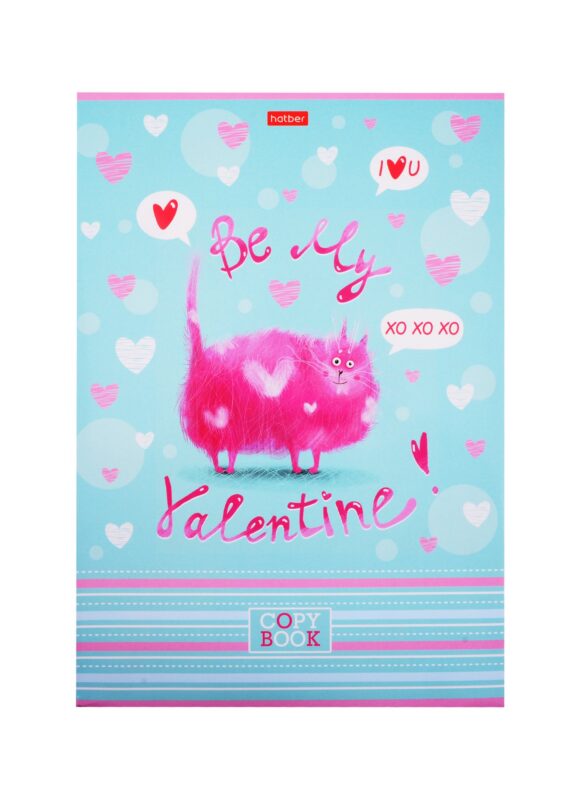 Тетрадь в клетку Hatber, "Котики бывают разными", А4, 48 листов, в ассортименте