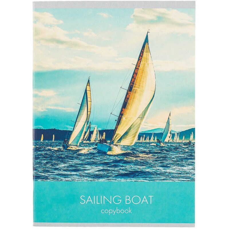 Тетрадь в клетку Listoff, "Под парусом", А4, 80 листов