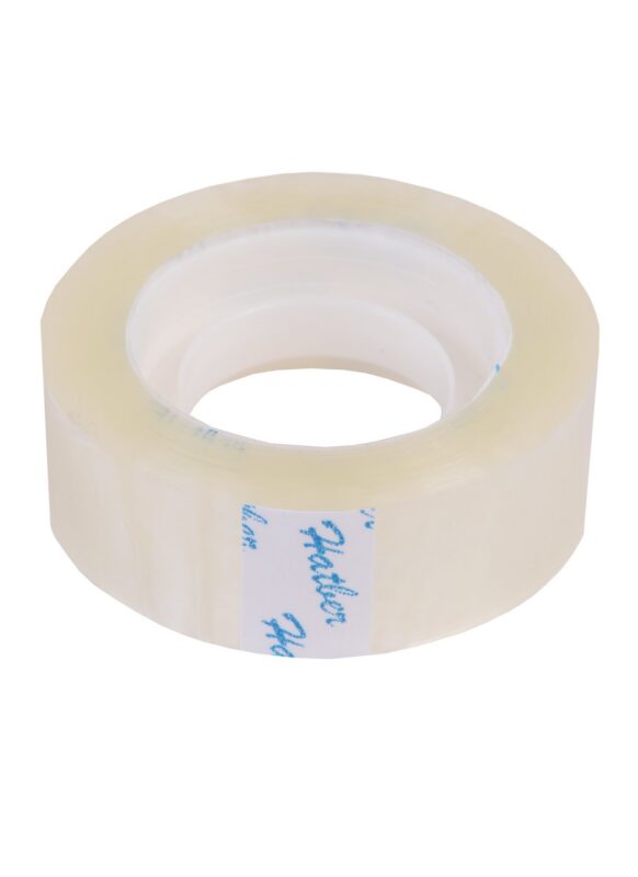 Лента клейкая прозрачная, 19 мм, 33 метра