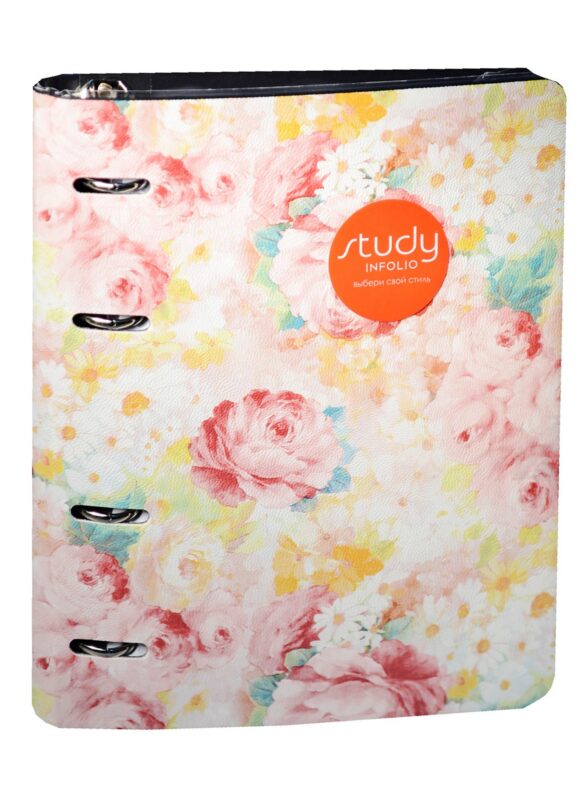 Тетрадь на кольцах в клетку Meadow, 120 листов