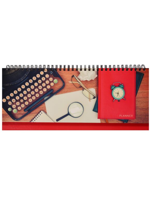 Планинг недатированный 56 листов "Офисный стиль. Деловой коллаж" настольный