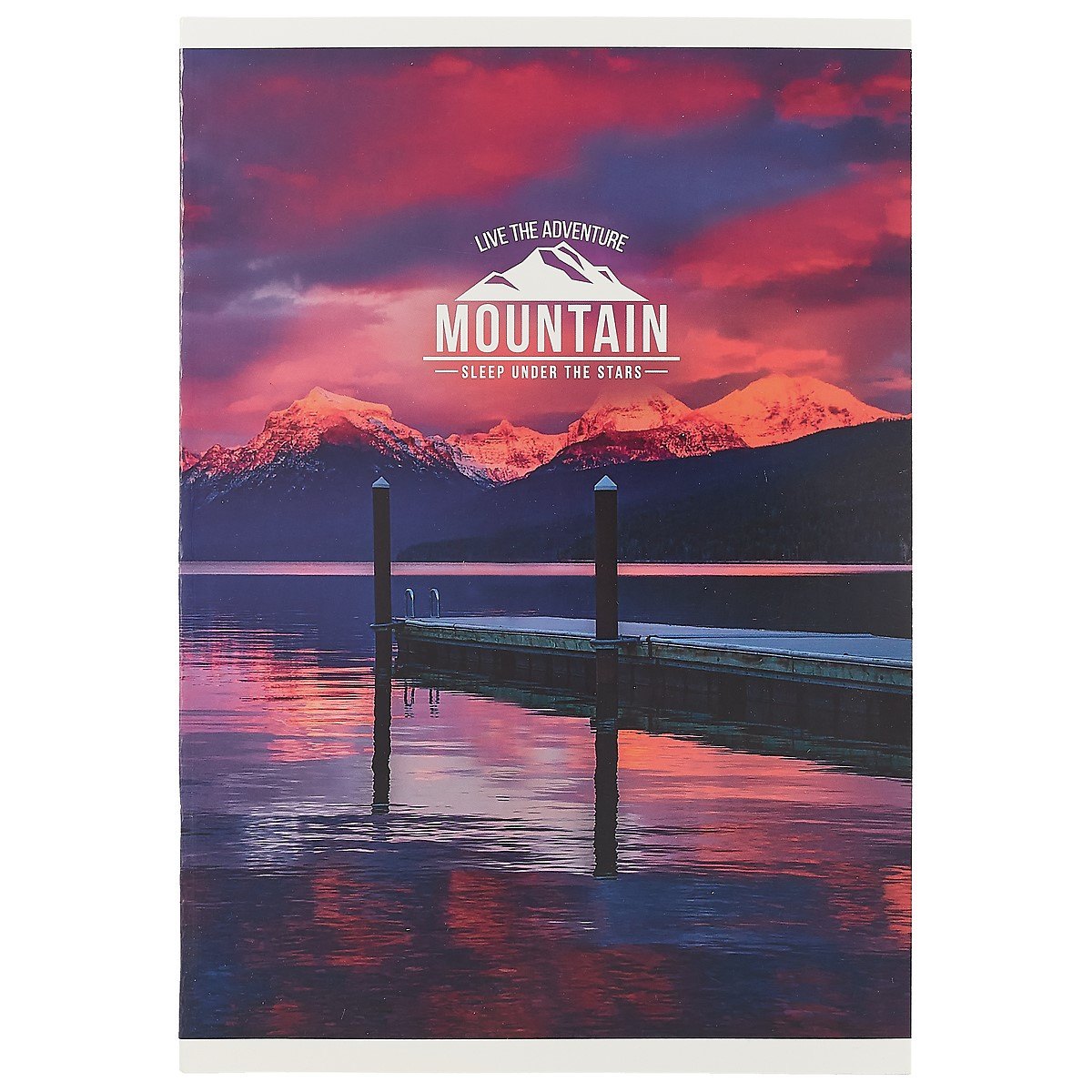 Тетрадь в клетку Academy Style, "Горы на закате", А4, 80 листов, в ассортименте