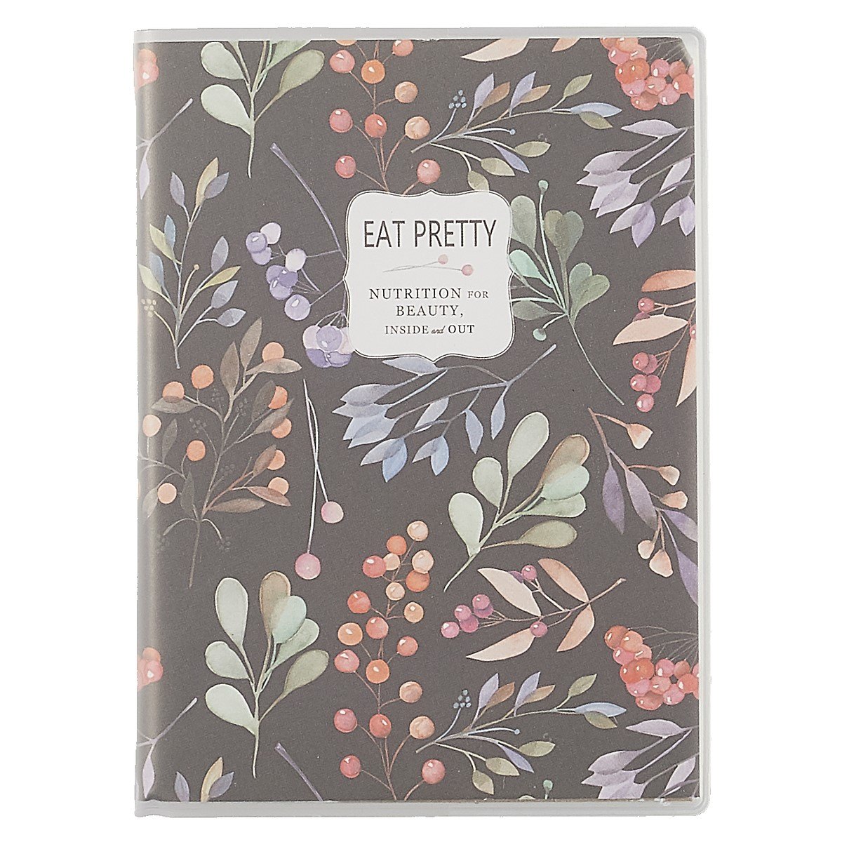 Записная книжка А6 96л лин. "Eat pretty" обл. ПВХ, ассорти