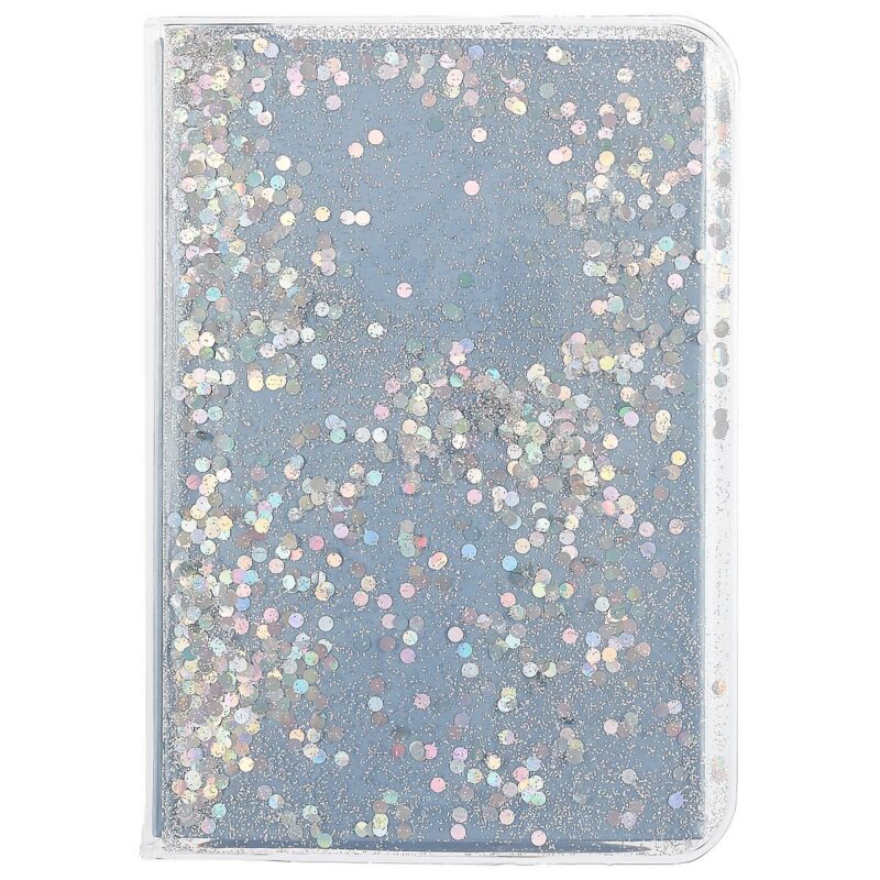 Книга для записей «Голубой металлик», 96 листов, А5