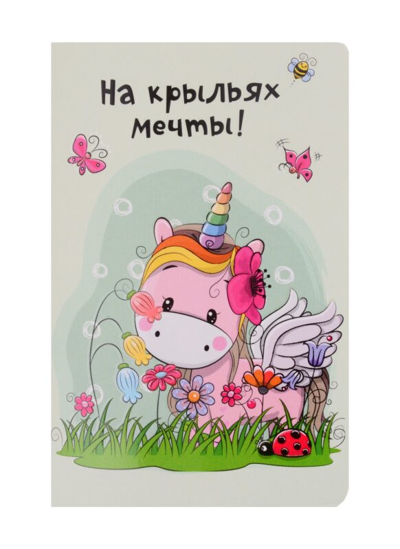 Записная книжка В7 32л "Радужные перспективы" карт.обл., ассорти