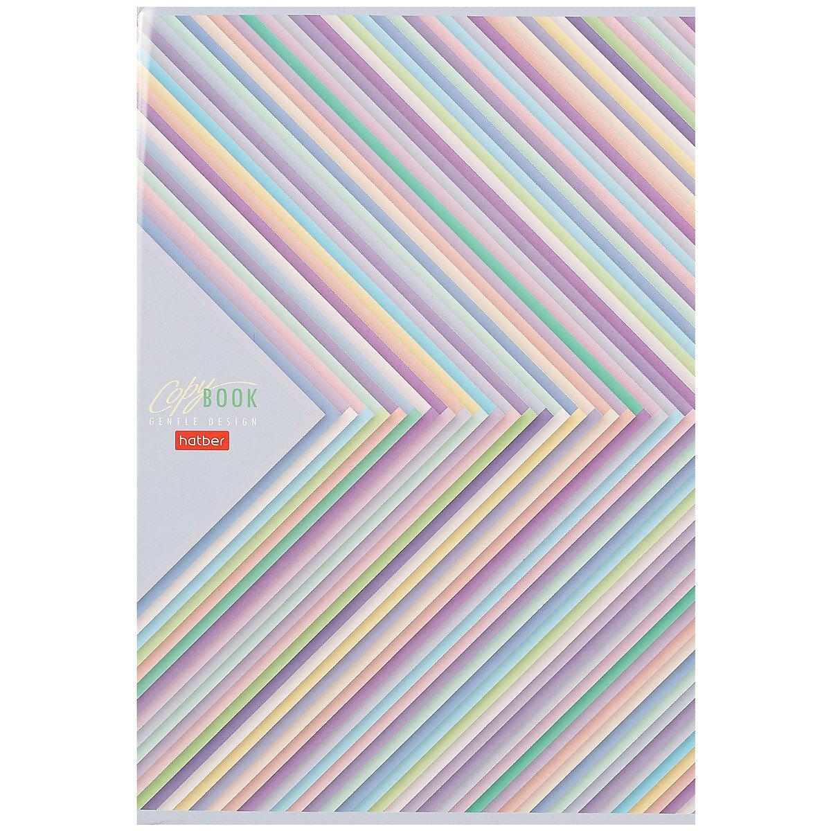 Тетрадь в клетку Hatber, Gentle design, А4, 96 листов, в ассортименте