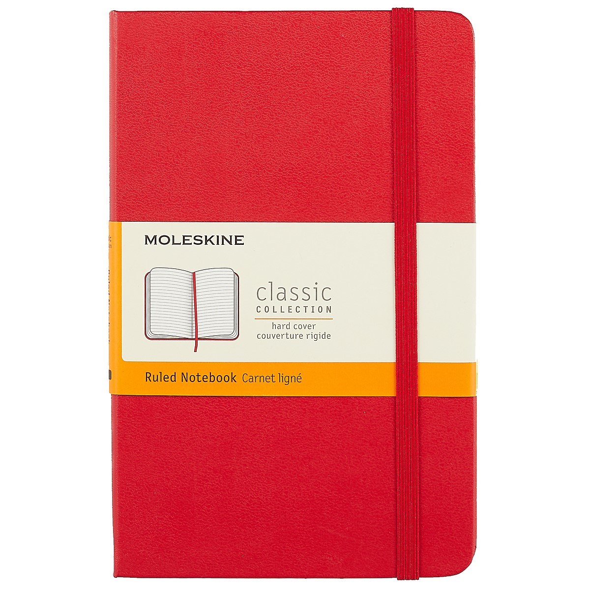 Записная книжка Moleskin Classic Medium, красная, 120 листов, А6+