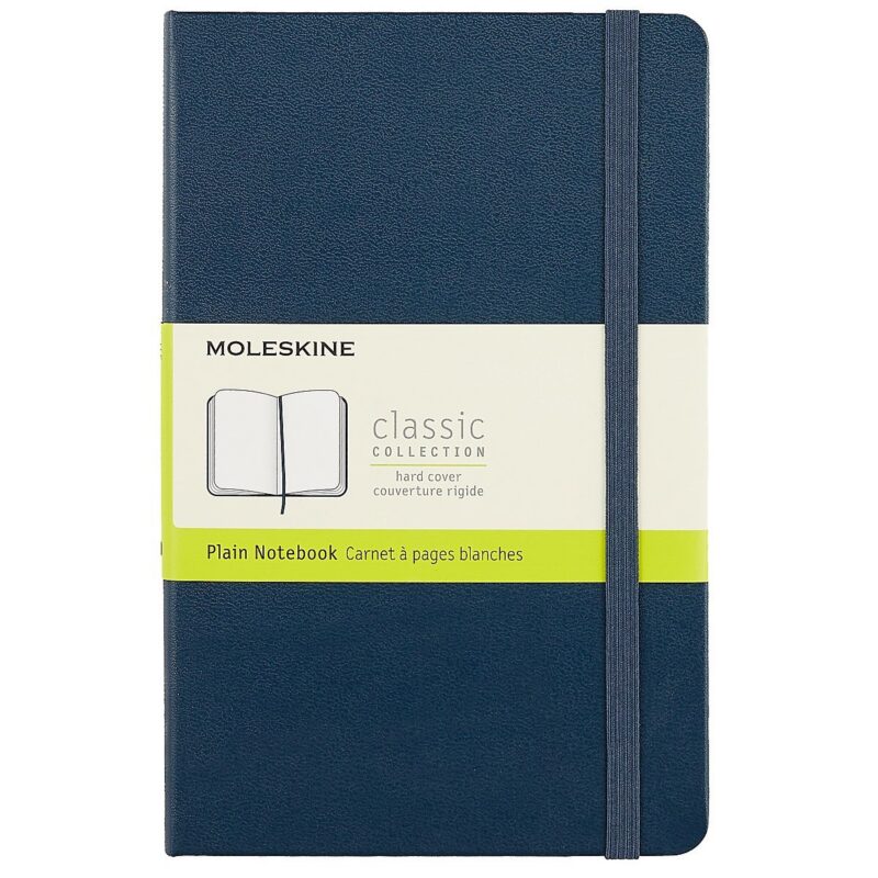 Записная книжка Moleskin Classic Medium, синяя, 120 листов, А5+