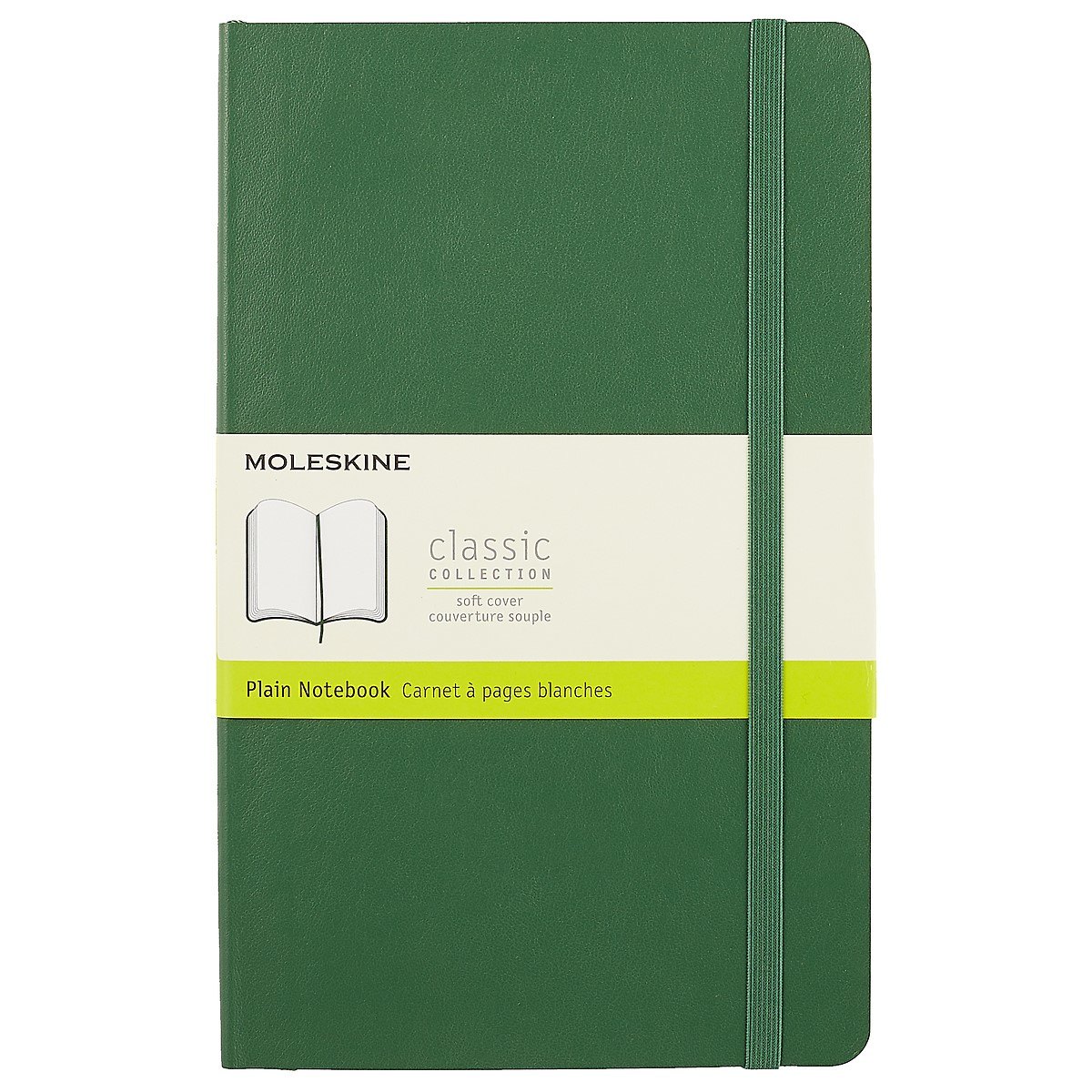 Записная книжка Moleskin Classic Soft Large, зелёная, 96 листов, А5