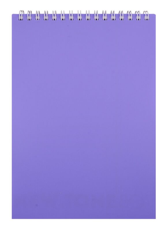 Блокнот А5 80л кл. "NEWtone PASTEL" пласт.обл., гребень, офсет 80г/м2, ассорти