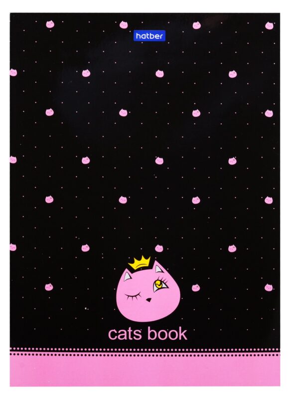 Блокнот А5 50л тчк. "CATs" отрывн.склейка, глянц.ламинация, ассорти