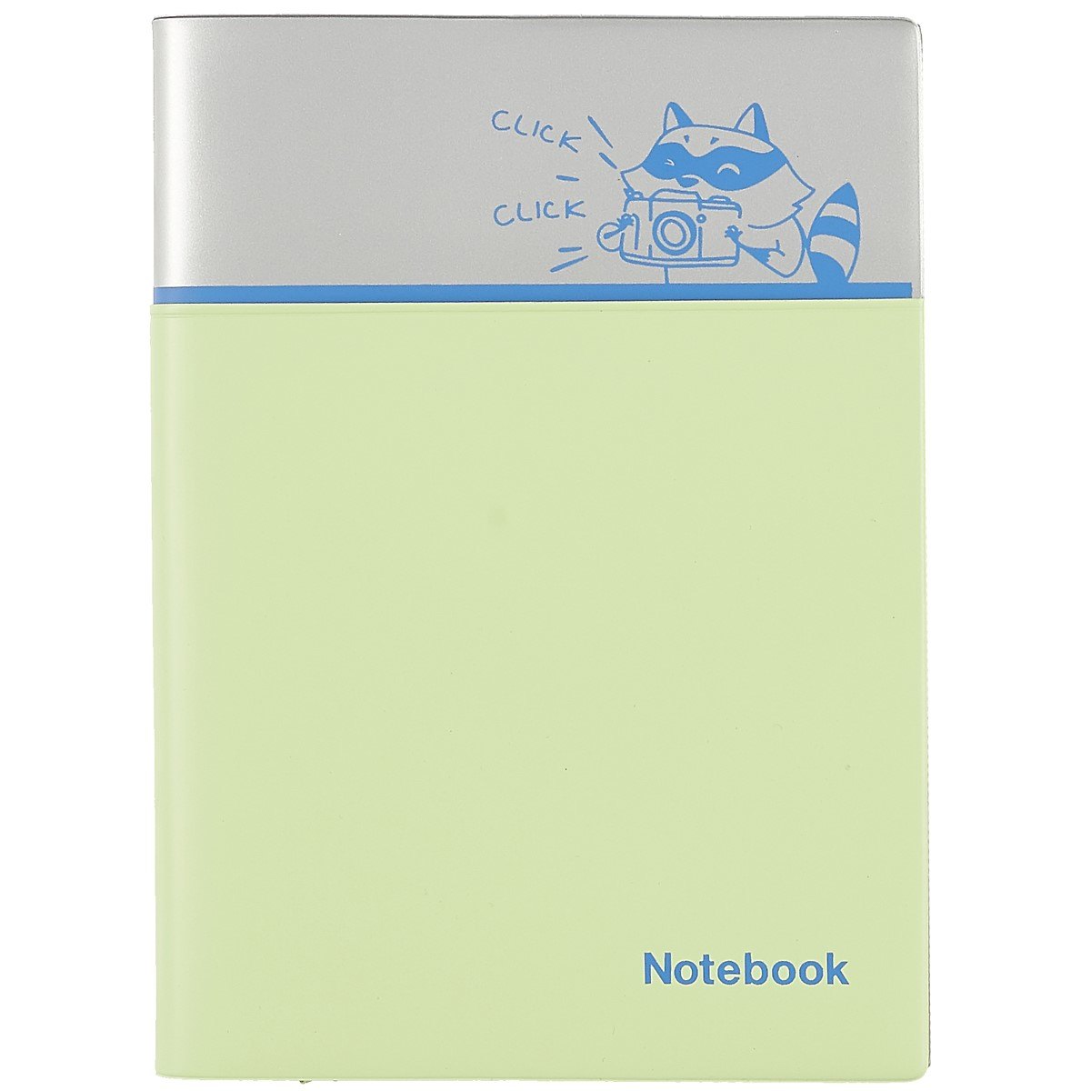 Записная книжка А6+ 96л лин. "ЕНОТ" ПВХ-обл., карман, мягк.переплёт, шелкография, два ляссе, инд.уп.