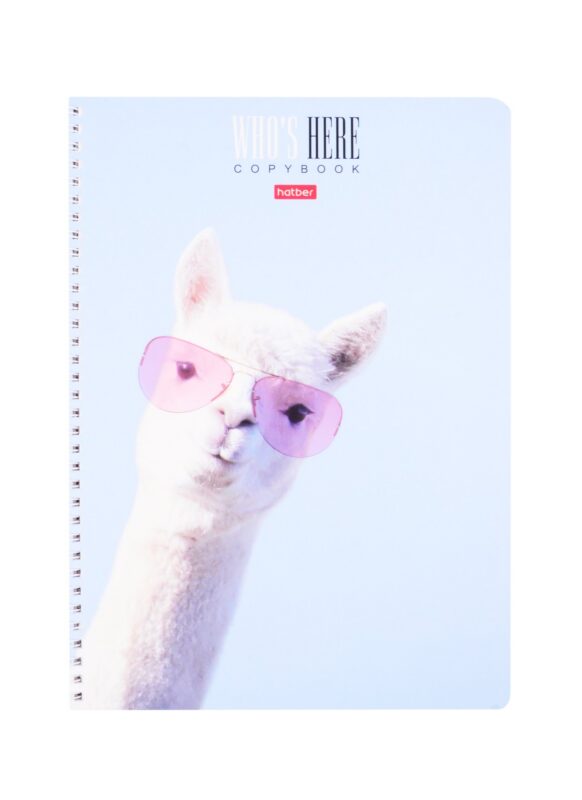 Тетрадь в клетку Hatber, "Кто здесь?", А4, 96 листов, в ассортименте