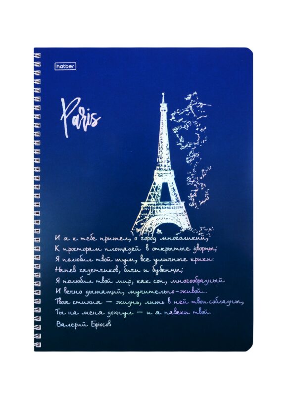 Тетрадь в клетку Hatber, "Блеск столиц", А4, 96 листов, в ассортименте