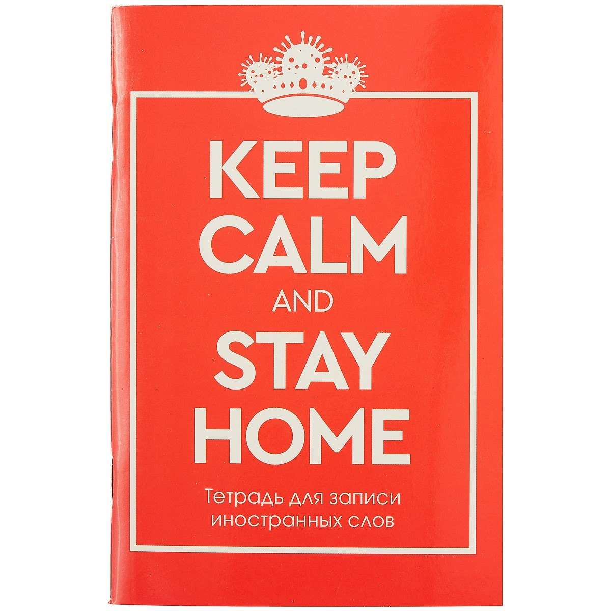 Тетрадь для записи иностранных слов Listoff, Stay Home, А6, 48 листов