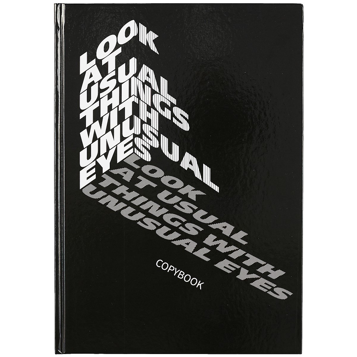 Книга для записей А4 96л кл. "СТИЛЬНАЯ НАДПИСЬ" 7БЦ, глянц.ламинация