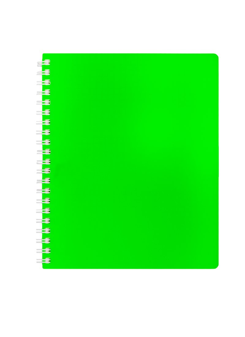 Тетрадь в клетку Hatber, Diamond Neon, 80 листов, зеленая