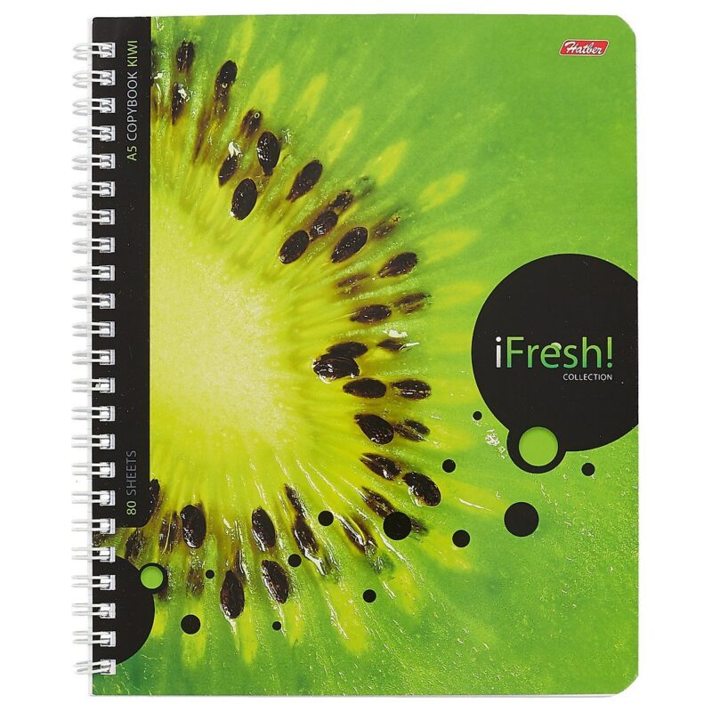 Тетрадь в клетку Hatber, iFresh, 80 листов, в ассортименте