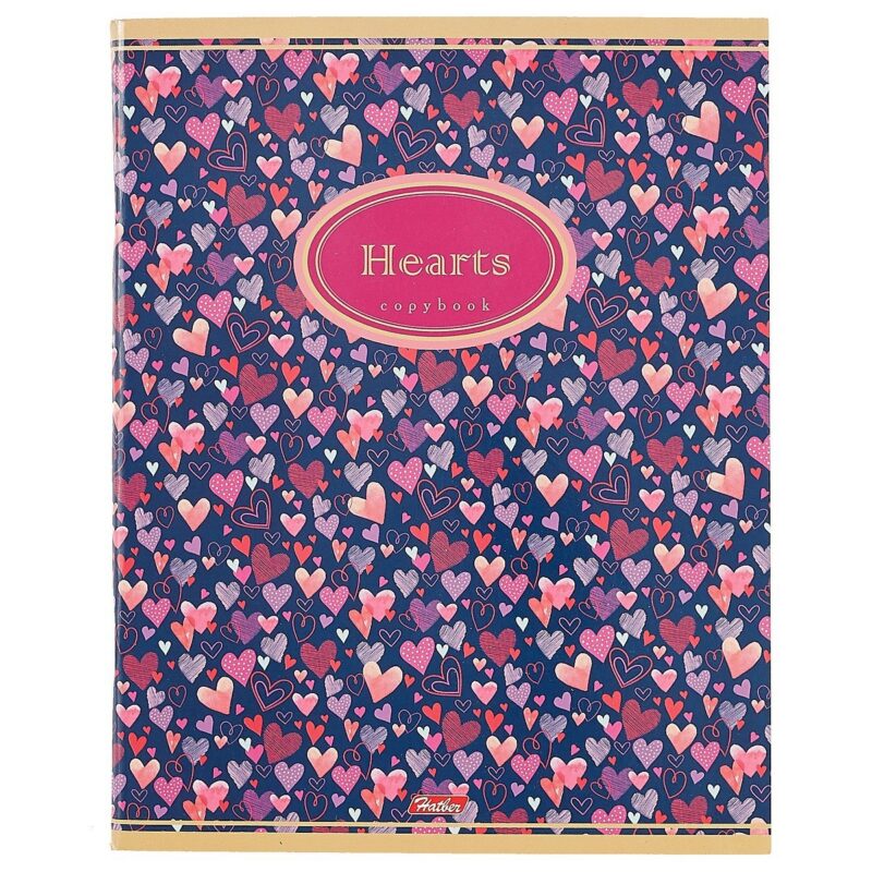 Тетрадь в клетку Hatber, "Орнамент", 80 листов, в ассортименте