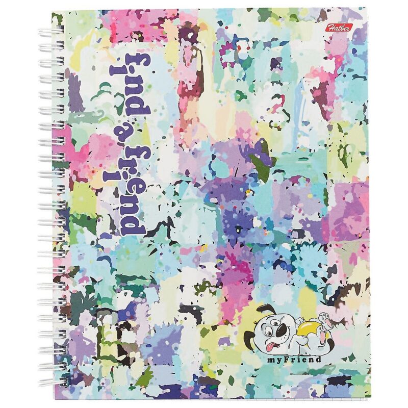 Тетрадь в клетку Hatber, Find a friend, 96 листов, в ассортименте